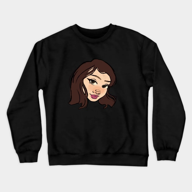 Animated Bri Crewneck Sweatshirt by Horror Soup Podcast